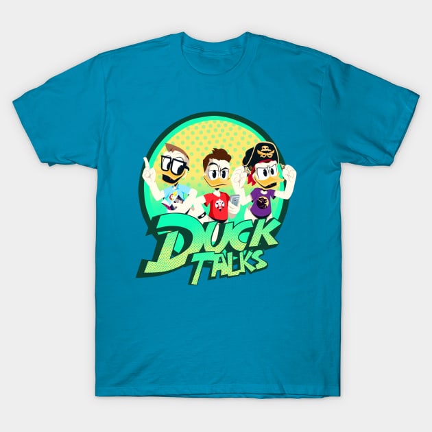 DuckTalks Logo Green T-Shirt by DuckTalks